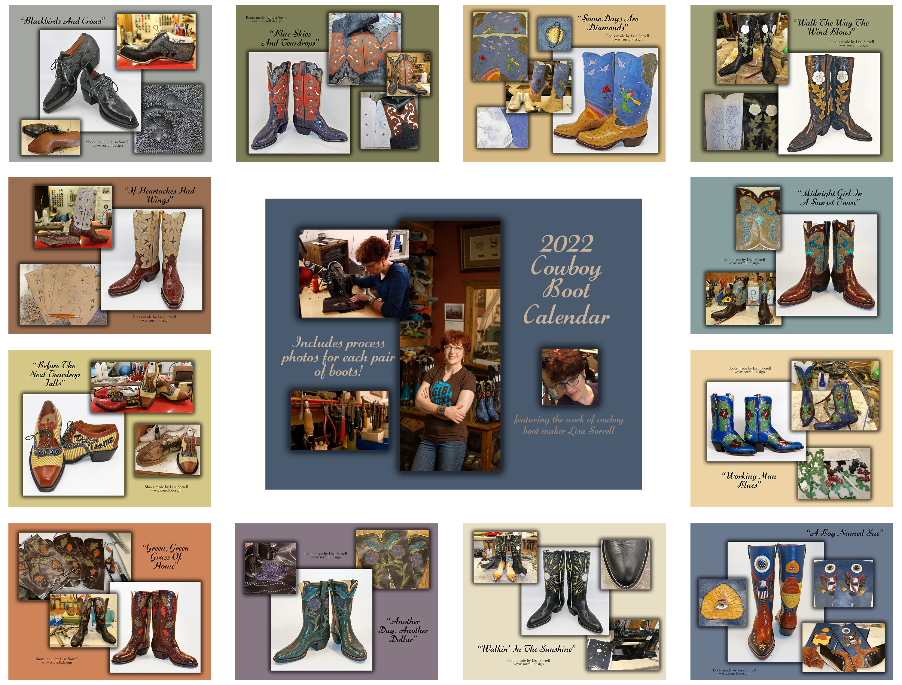 Cowboy Boot Calendar